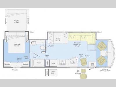 Floorplan - 2011 Winnebago Sightseer 36V