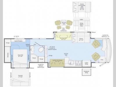 Floorplan - 2011 Winnebago Journey 40L