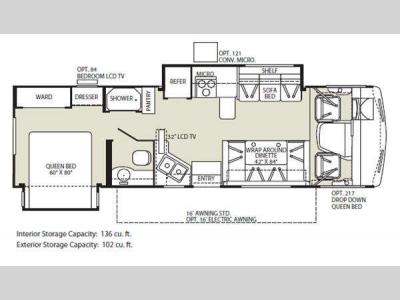 Floorplan - 2011 Fleetwood RV Terra 31TS