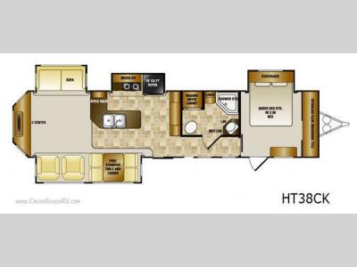 Floorplan - 2011 CrossRoads RV Hampton HT38CK