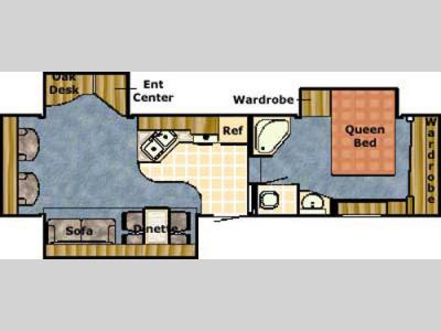 Floorplan - 2006 Gulf Stream RV Yellowstone 34 FBR