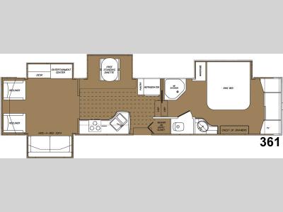 Floorplan - 2006 Keystone RV Cambridge 361