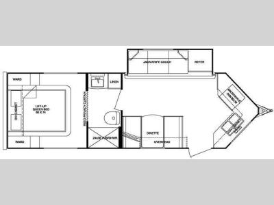 Floorplan - 2011 Cruiser ViewFinder V-24SD