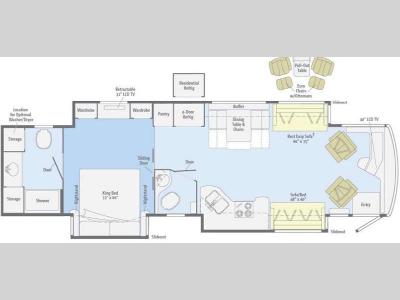 Floorplan - 2011 Itasca Ellipse 40CD