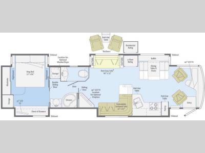 Floorplan - 2011 Itasca Ellipse 42AD
