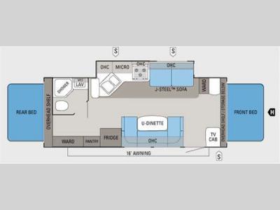 Floorplan - 2011 Jayco Jay Feather Select X23J
