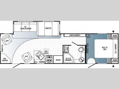Floorplan - 2011 Palomino Puma 31-RLSS