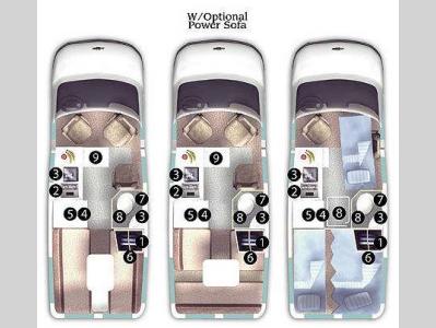 Floorplan - 2011 Roadtrek 210-Popular
