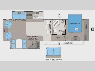 Floorplan - 2011 Jayco Eagle Super Lite 31.5RLTS