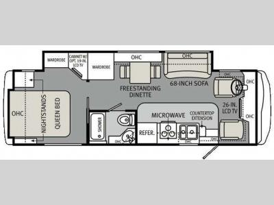Floorplan - 2011 Holiday Rambler Vacationer 30SFS