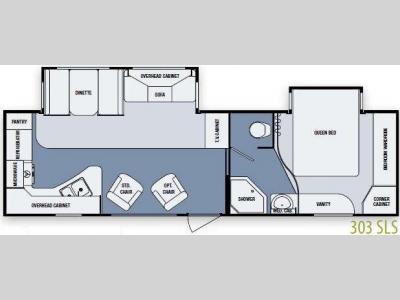 Floorplan - 2011 SunnyBrook Brookside 303 SLS