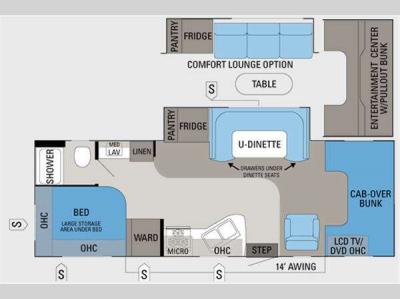 Floorplan - 2011 Jayco Greyhawk 26DS