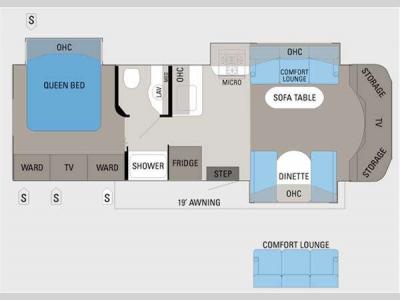 Floorplan - 2011 Jayco Melbourne 29D