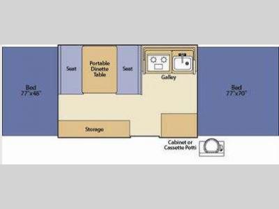 Floorplan - 2011 Coleman The Americana LE Series Santa Fe
