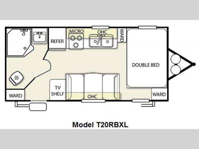 Floorplan - 2011 Forest River RV Wildwood X-Lite 20RBXL