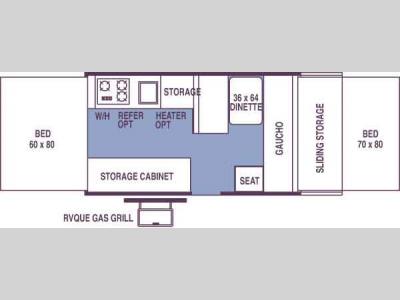 Floorplan - 2006 Forest River RV Rockwood Freedom/LTD 2290 Freedom