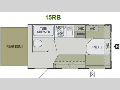 Floorplan - 2011 Starcraft  AR-ONE 15RB