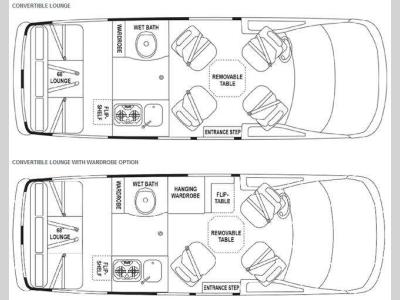 Floorplan - 2011 Airstream RV Avenue Avenue