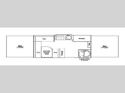 Floorplan - 2011 Coleman The Evolution Series SV3