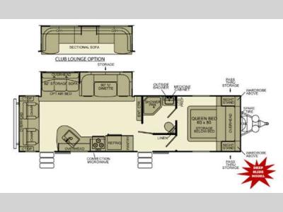Floorplan - 2012 EverGreen RV Ever-Lite 35RL-DS