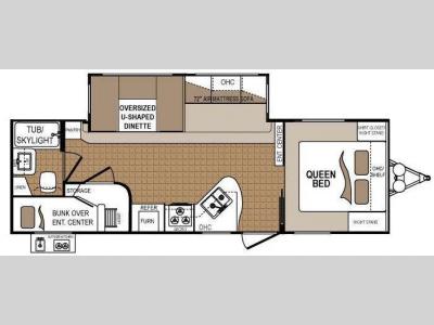 Floorplan - 2011 Dutchmen RV Denali 261BH