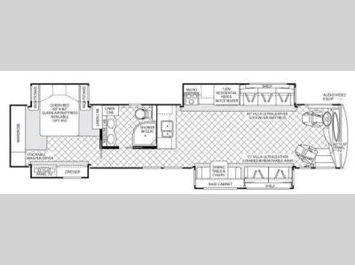 Floorplan - 2011 American Coach American Tradition 45Y