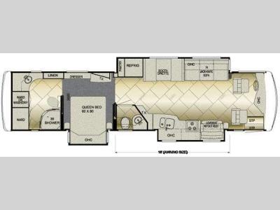 Floorplan - 2012 Newmar Ventana LE 3862