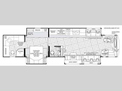 Floorplan - 2011 American Coach American Eagle 45B
