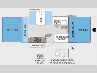 Floorplan - 2011 Jayco Jay Series 1208