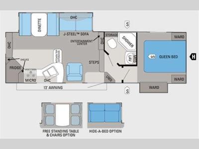 Floorplan - 2011 Jayco Eagle Super Lite HT 26.5RKS