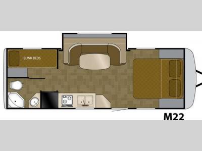 Floorplan - 2012 Heartland Edge M22