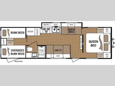 Floorplan - 2012 Dutchmen RV Dutchmen 295BHGS