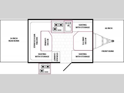Floorplan - 2006 Palomino Yearling 4100