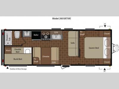 Floorplan - 2012 Keystone RV Springdale 260SRTWE