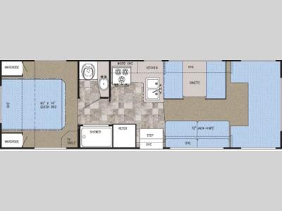Floorplan - 2006 Gulf Stream RV Ultra Limited Edition 6280