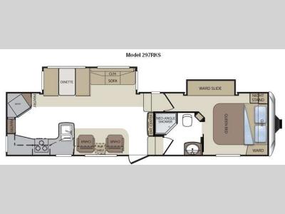 Floorplan - 2012 Keystone RV Cougar 297RKSWE