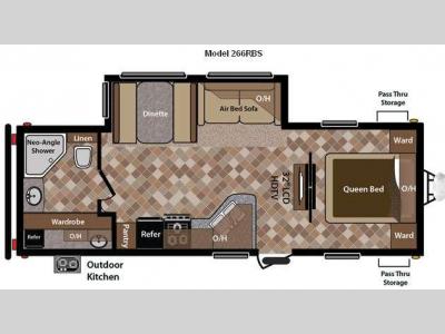 Floorplan - 2012 Keystone RV Sprinter 266RBS