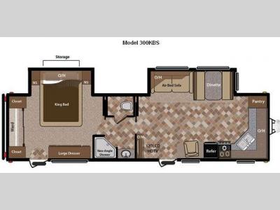 Floorplan - 2012 Keystone RV Sprinter 300KBS