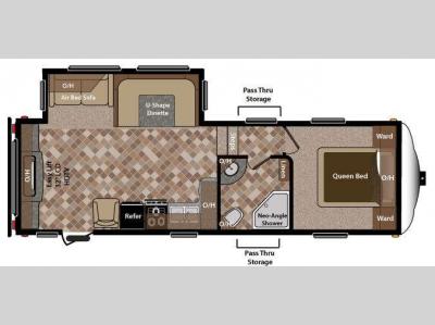 Floorplan - 2012 Keystone RV Sprinter Copper Canyon 270FWRET