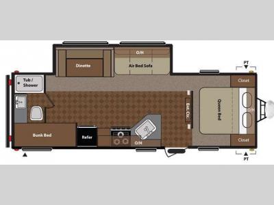Floorplan - 2012 Keystone RV Summerland 2670BHGS
