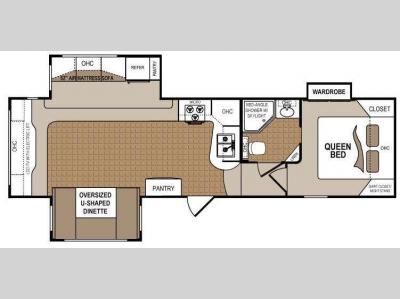 Floorplan - 2012 Dutchmen RV Denali 274REX