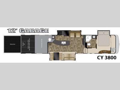 Floorplan - 2012 Heartland Cyclone 3800