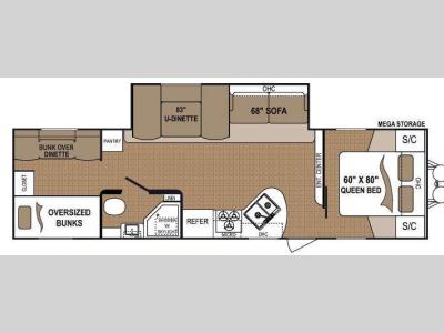 Floorplan - 2012 Dutchmen RV Aspen Trail 3130QBS