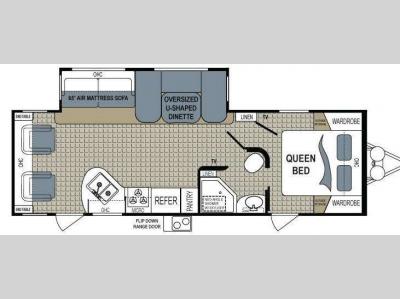 Floorplan - 2012 Dutchmen RV Aerolite 288RLSS
