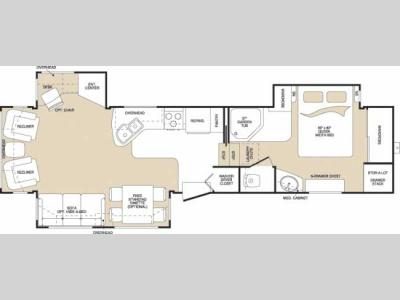 Floorplan - 2006 Keystone RV Montana 3475RL