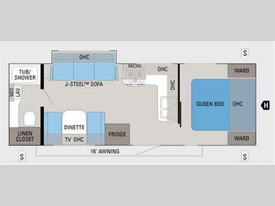 Floorplan - 2012 Jayco Jay Feather Select 24T