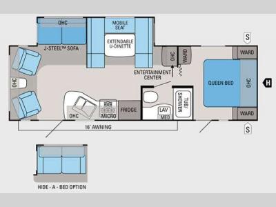 Floorplan - 2012 Jayco Jay Flight 26RLS