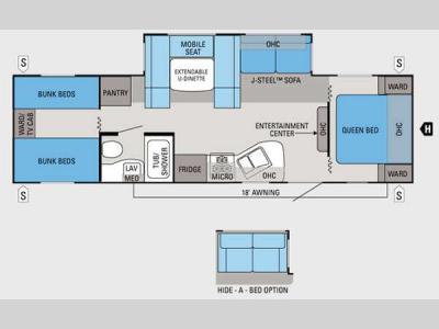 Floorplan - 2012 Jayco Jay Flight 29QBH
