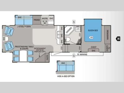 Floorplan - 2012 Jayco Eagle Super Lite 31.5RLTS