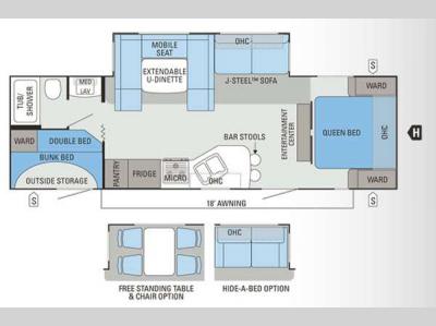 Floorplan - 2012 Jayco Eagle Super Lite 284BHS